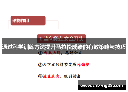 通过科学训练方法提升马拉松成绩的有效策略与技巧